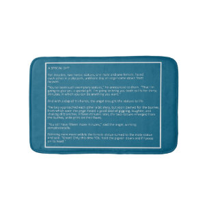 Awesome Jokes custom colour bath mat #4