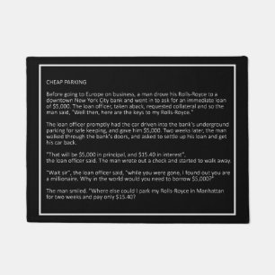 Awesome Jokes custom colour door mat 6