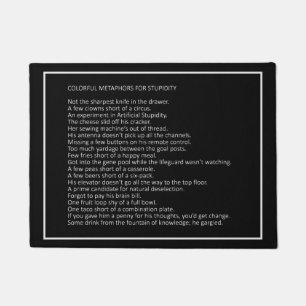 Awesome Jokes custom colour door mat 8