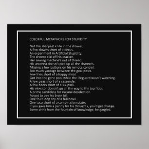Awesome Jokes custom colour poster #6