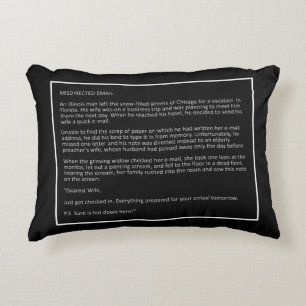 Awesome Jokes custom colour throw pillow 1