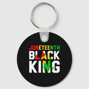 Awesome Juneteenth Black King Melanin Fathers Day Key Ring
