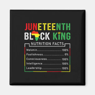 Awesome Juneteenth Black King Melanin Fathers Day Magnet