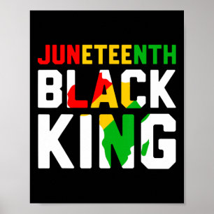 Awesome Juneteenth Black King Melanin Fathers Day  Poster