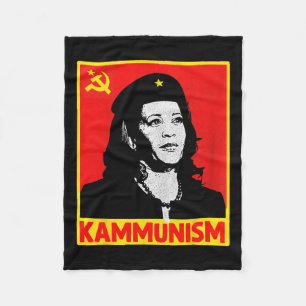 Awesome Kamala Harris Kammunism Communism Harris W Fleece Blanket
