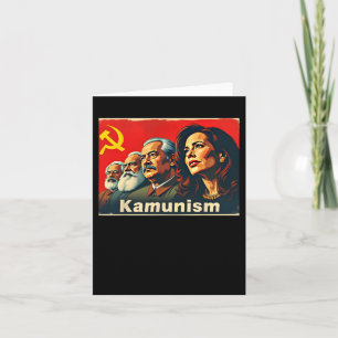 Awesome Kamunism Comrade Commie La Harris 2024 Card