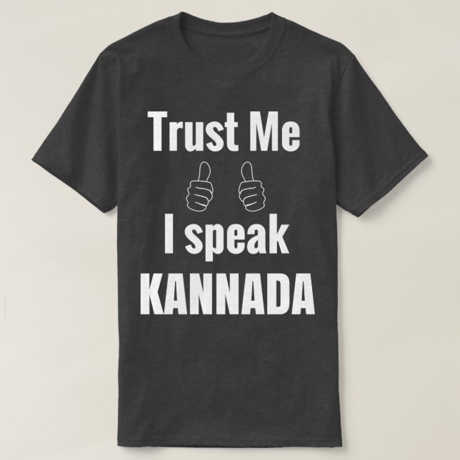 Awesome Kannada Gift Shirt For Men Women Kids (Design Front)