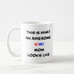 awesome kiwi mum coffee mug