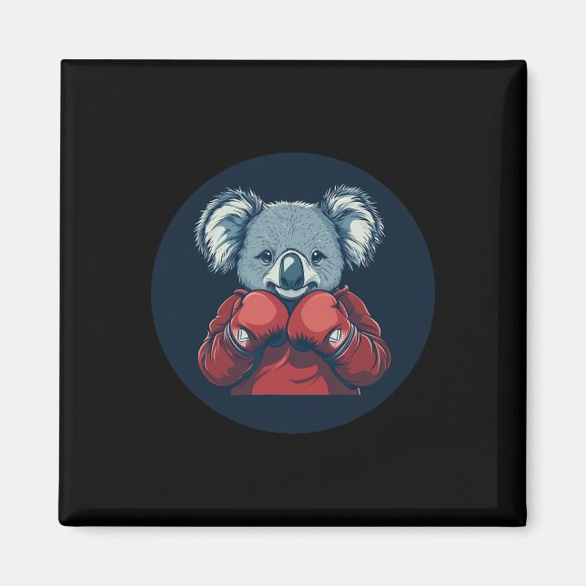 Awesome Koala Bear Boxer For A Knockout Vibe  Magnet (Front)