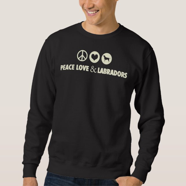 Awesome Labrador Dog Sweatshirt (Front)