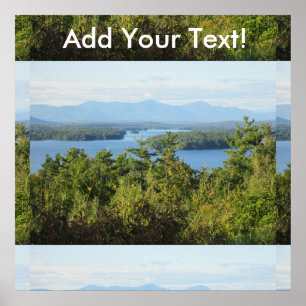 Awesome Lake winnipesaukee View Poster