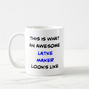 awesome latke maker coffee mug