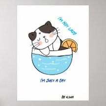 Awesome Lazy Cat Sarcastic Meme Humour Custom Text