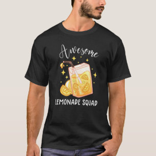 Awesome Lemonade Squad Funny Lemon Juice Lemonade T-Shirt