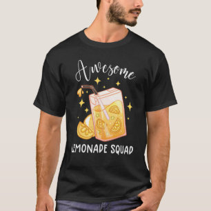 Awesome Lemonade Squad Funny Lemon Juice Lemonade  T-Shirt
