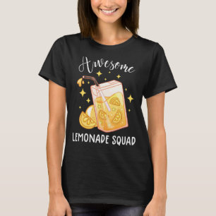 Awesome Lemonade Squad Funny Lemon Juice Lemonade T-Shirt