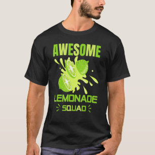 Awesome Lemonade Squad Lemon Juice For Summer Vaca T-Shirt