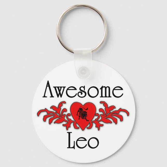 Awesome Leo Key Ring (Front)