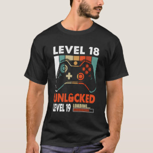 Awesome Level 18 Unlocked Level 19 Loading 18Th Bi T-Shirt
