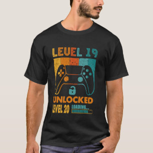 Awesome Level 19 Unlocked 19th Birthday 19 Years O T-Shirt