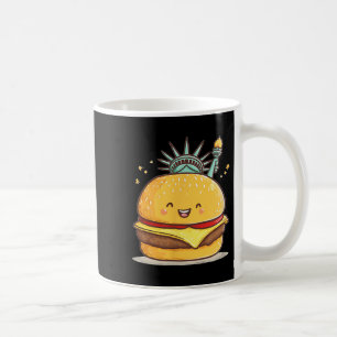 Awesome Liberty Statue Burger Costume For Boys And Coffee Mug