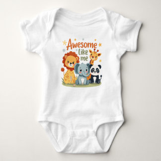 awesome like me baby baby bodysuit