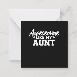 Awesome Like My Aunt Card