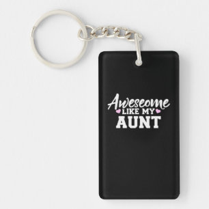 Awesome Like My Aunt Key Ring