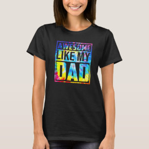 Awesome Like My Brother Tie Dye Family Matching Re T-Shirt