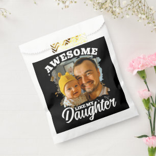 Awesome Like My Daughter Personalised Dad Photo Favour Bag