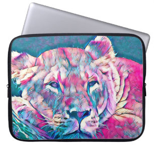 awesome Lioness Laptop Sleeve