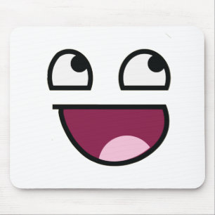 Awesome Lulz Face Mouse Pad