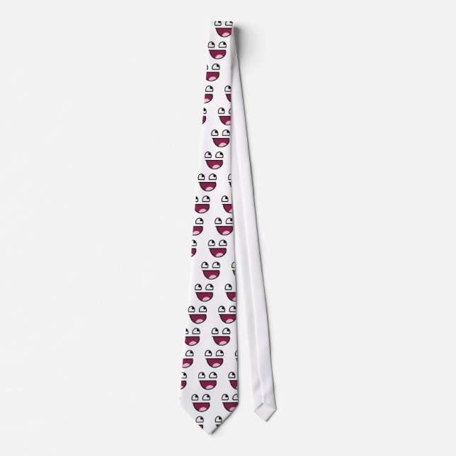 Awesome Lulz Face Tie (Front)