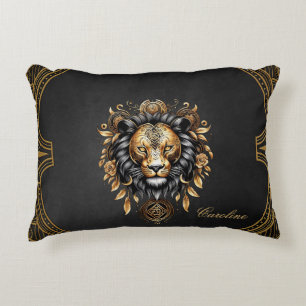 Awesome majestic lion decorative cushion