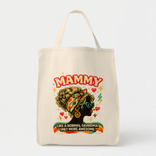 Awesome Mammy Retro Grandma Vintage Groovy Gift Tote Bag