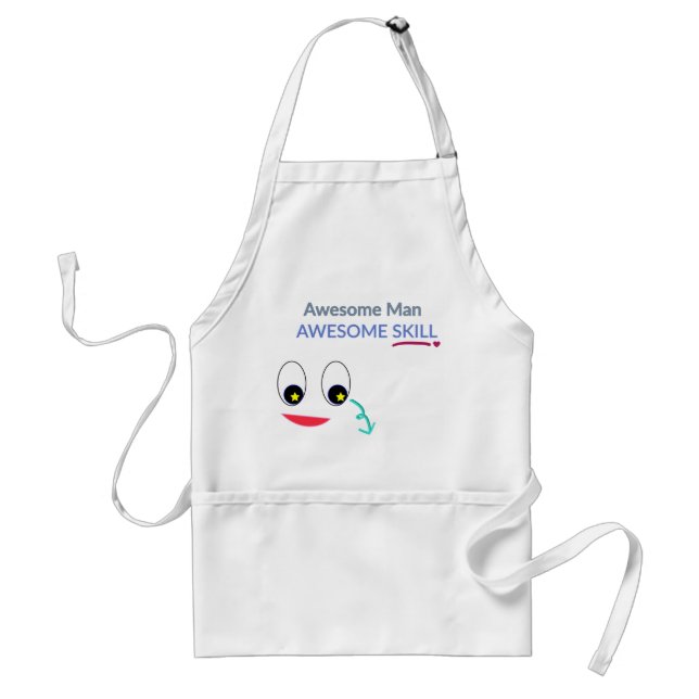 Awesome Man Awesome Skill Apron (Front)