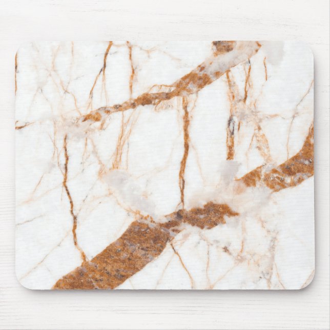 Awesome marble trendy modern mouse pad (Front)