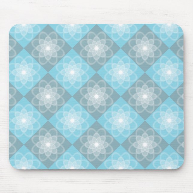 Awesome marble trendy modern mouse pad (Front)