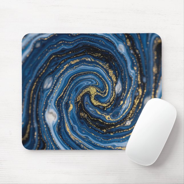 Awesome marble trendy modern mouse pad (With Mouse)