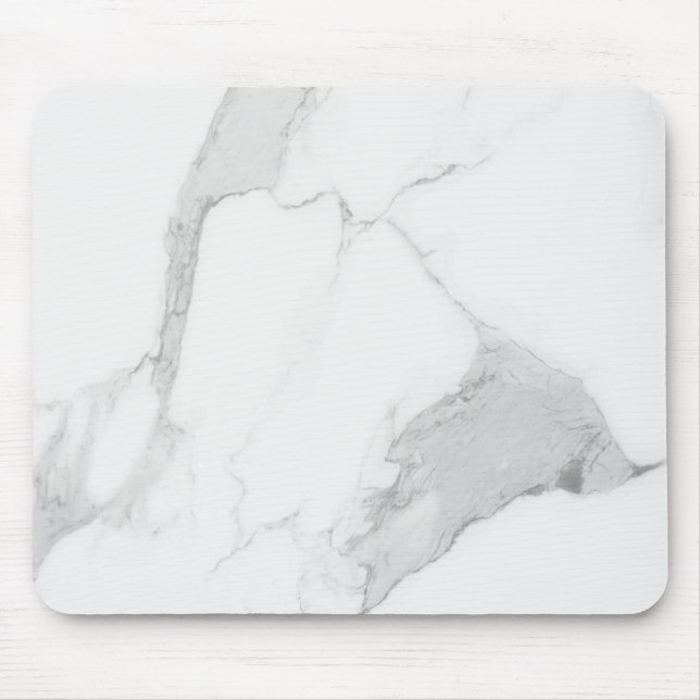 Awesome marble trendy modern mouse pad (Front)