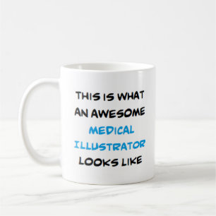 awesome medical illustrator coffee mug