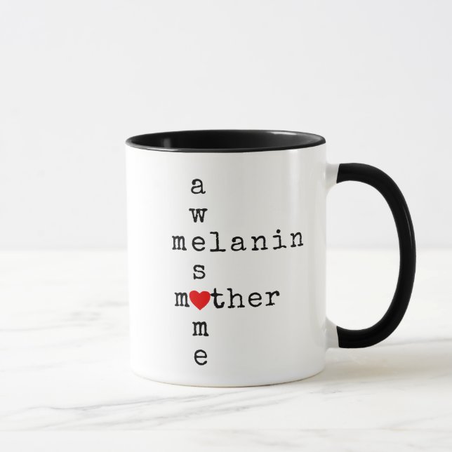 AWESOME MELANIN MOTHER | Christian Scripture Mug (Right)