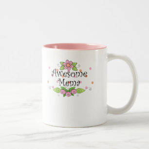 Awesome MeMa T-Shirt Two-Tone Coffee Mug