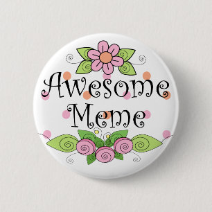 Awesome Meme T-Shirt 6 Cm Round Badge