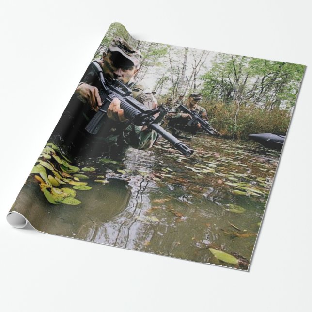 awesome Military wrapping paper designs (Unrolled)