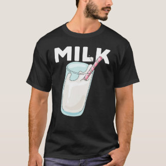 Awesome MILK Matching Milky Cookies Couples Costum T-Shirt