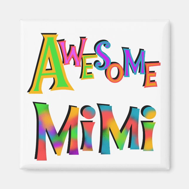 Awesome Mimi T-shirts and Gifts Magnet (Front)