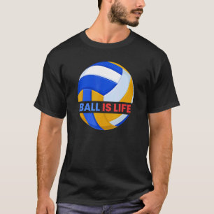Awesome Minimalistic Sports Volleyball Ball Is Lif T-Shirt