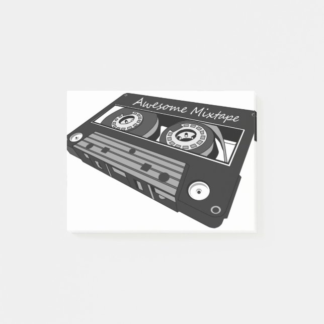 Awesome Mixtape Cassette Post-it Notes (Front)