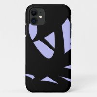 Awesome Modern Art  Black and Lavender